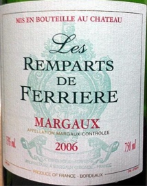 Château Ferrière M.Achat