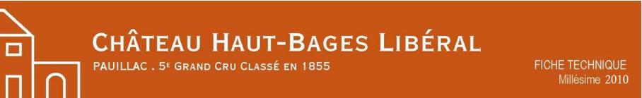 Château Haut-Bages Libéral Château Haut-Bages Libéral