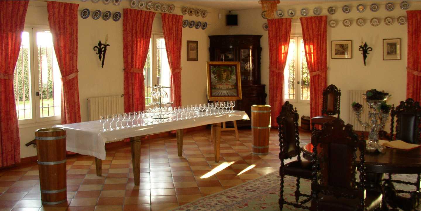 Château Siran salle de dégustation