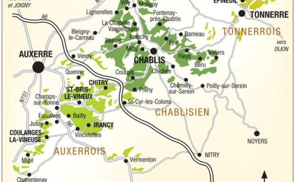 Bourgogne vins blancs: Chablis