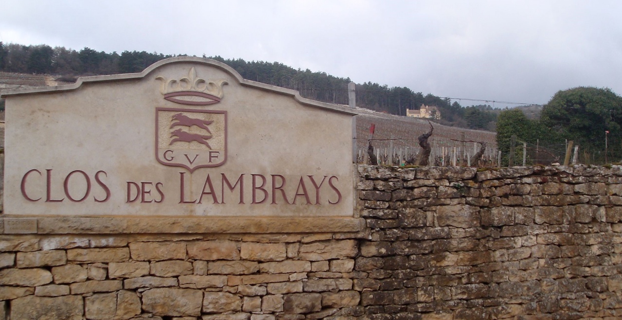 Clos des Lambrays mur plaque G